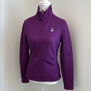 Spyder Women's Purple Full Zip -Jacket/Sweater NWOT
